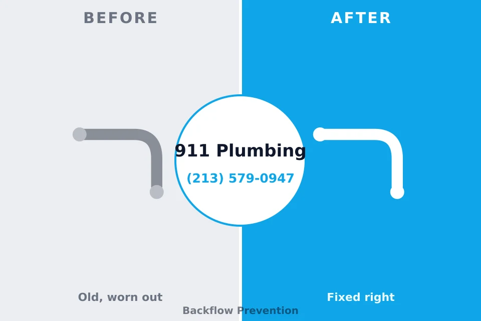 Before and after: plumbing repair Rincon Valley, AZ